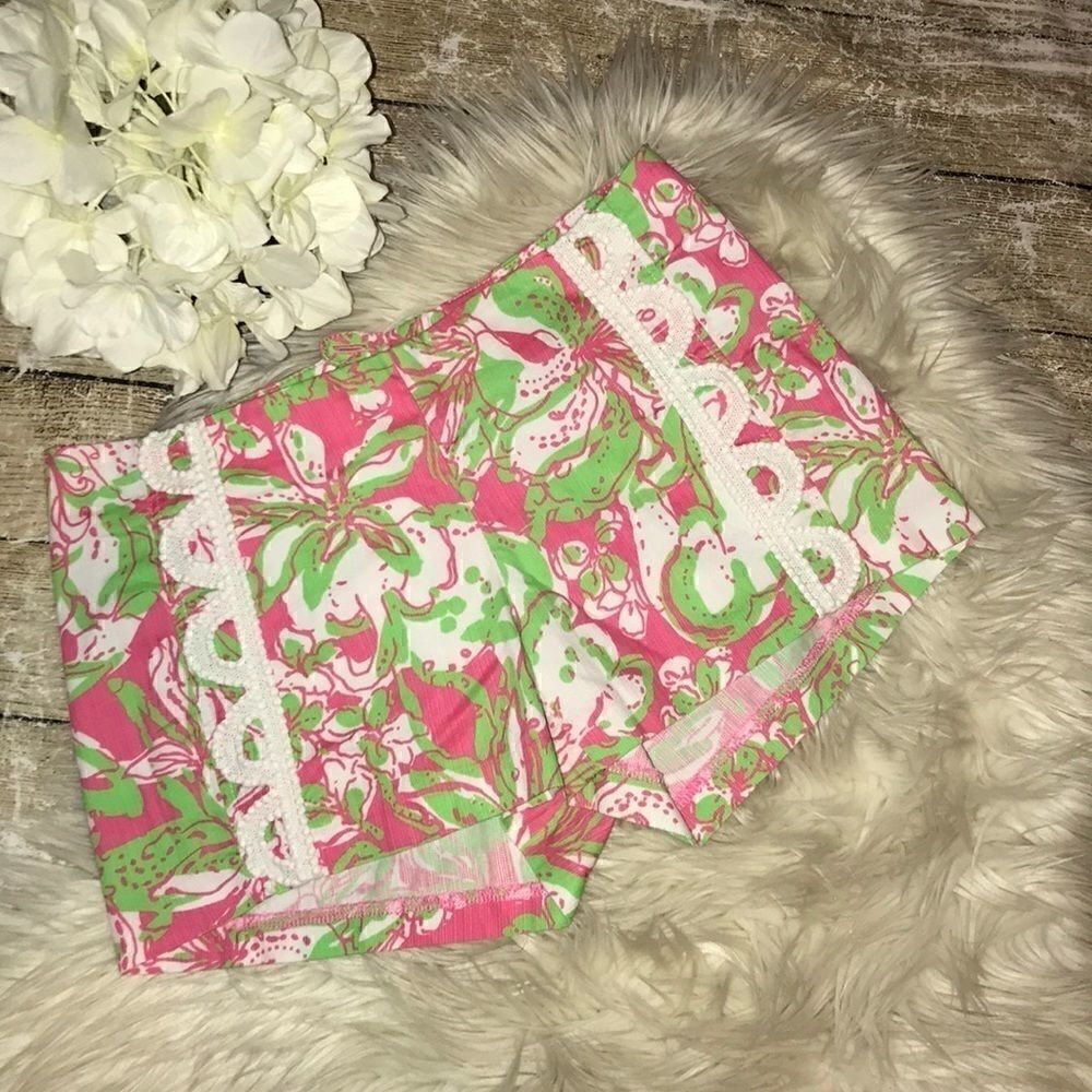 Lilly Pulitzer Liza Shorts Hotty Pink